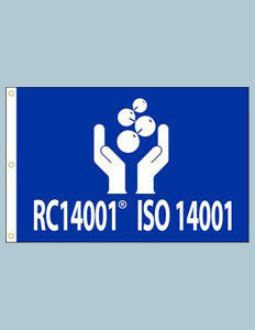 RC 14001® ISO 14001 Flag