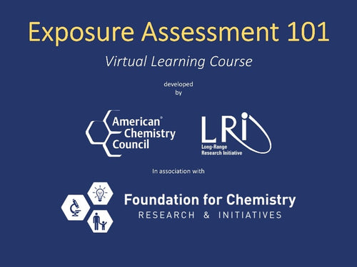 Exposure Assessment 101 Virtual Learning Course